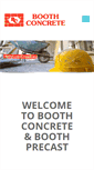 Mobile Screenshot of boothconcrete.com